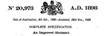 Kate Jagels; Clari Redfern, GB189820973A